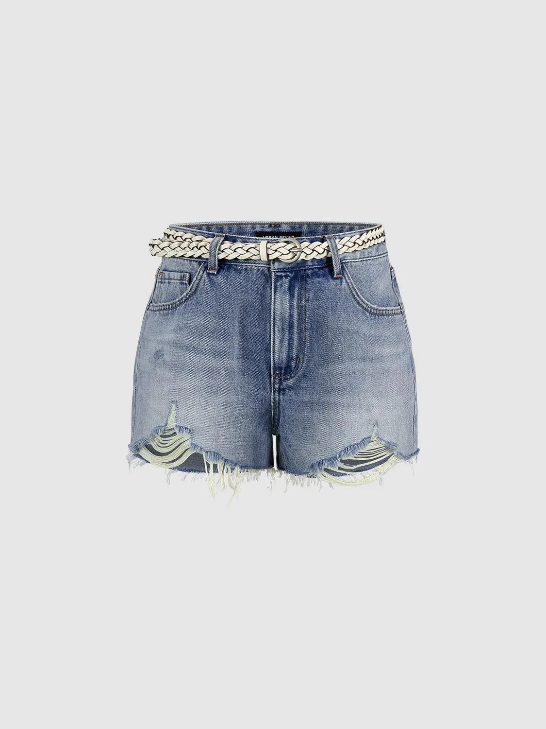 Leisure Denim Shorts sold by Urban Revivo