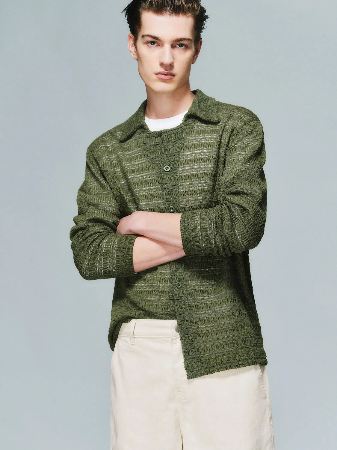 Knitted Cardigans sold by Urban Revivo product image thumbnail 2