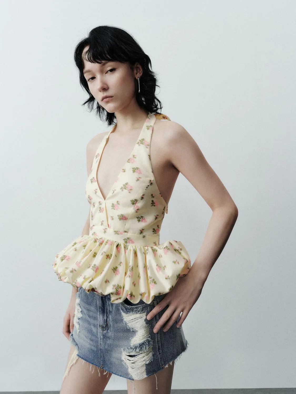 Halter Neck Cami Tops sold by Urban Revivo product image thumbnail 2