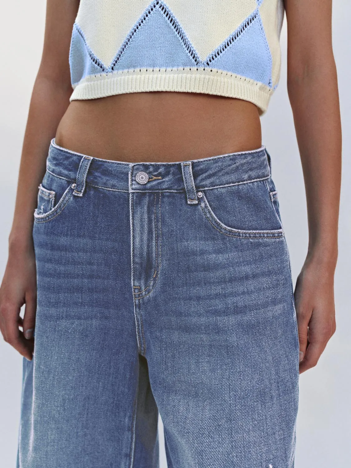 Denim Shorts sold by Urban Revivo product image thumbnail 5