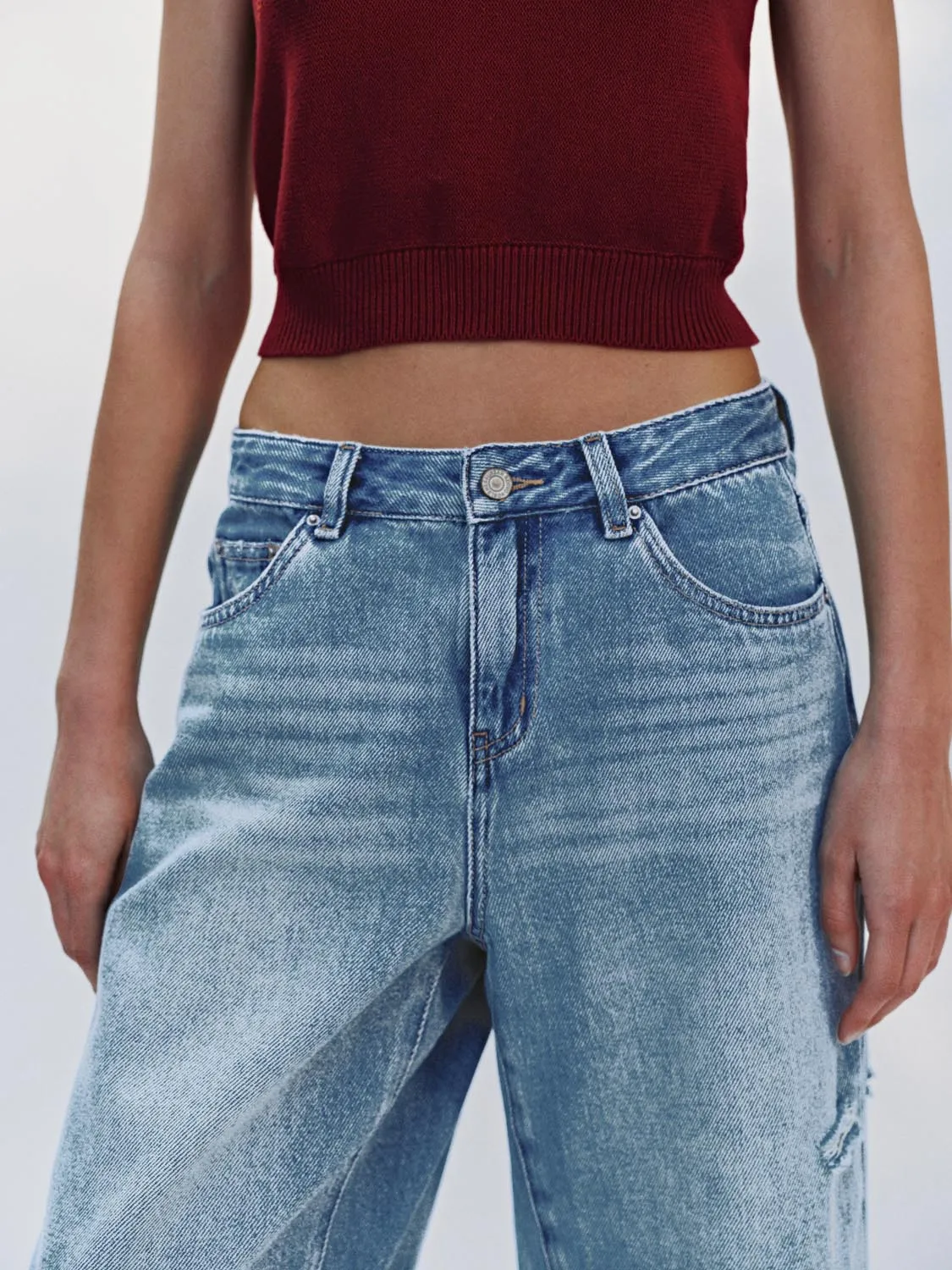 Denim Shorts sold by Urban Revivo product image thumbnail 5