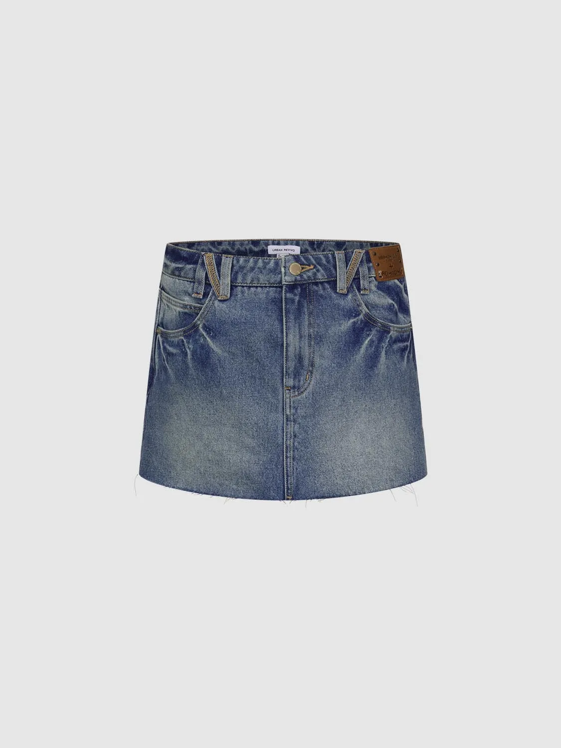 Denim Mini Skirts sold by Urban Revivo