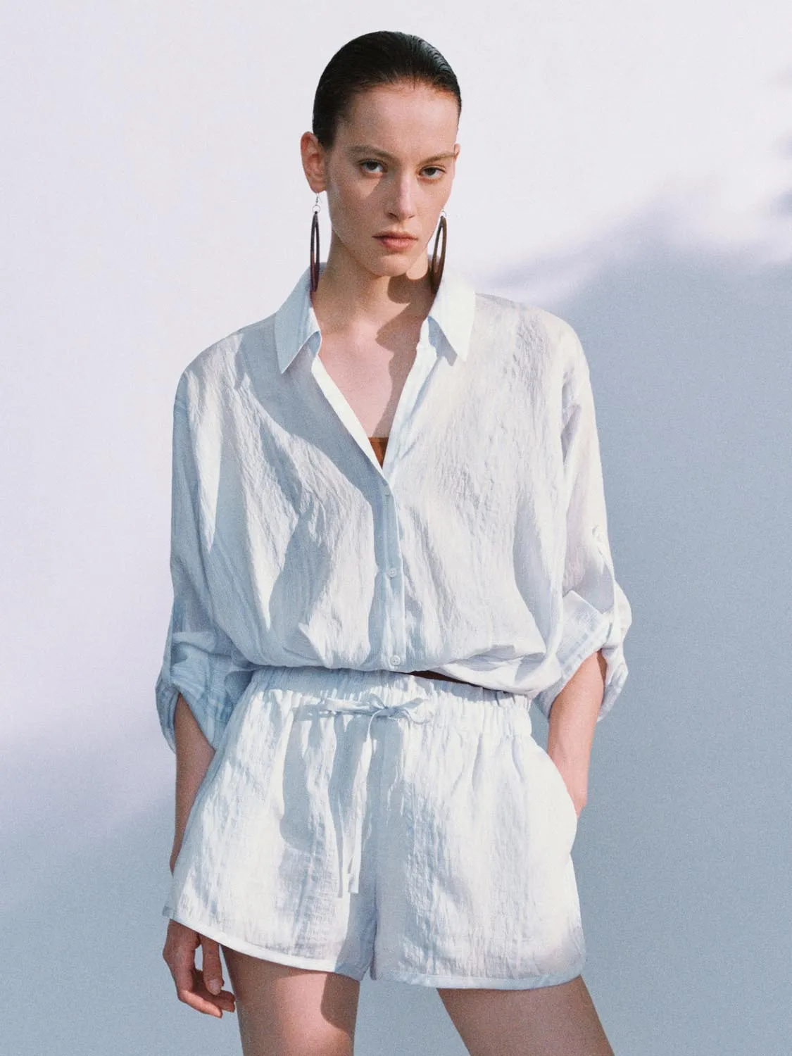 Cropped Overhead Shirts sold by Urban Revivo