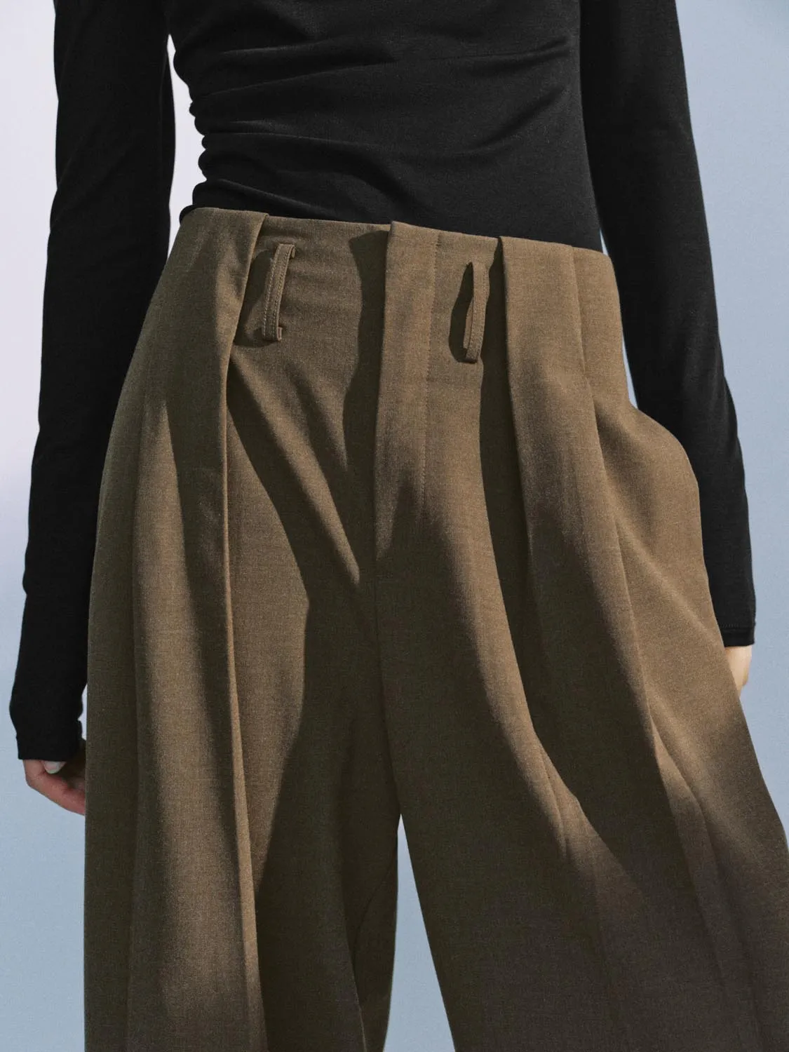 Wide-Leg Pants sold by Urban Revivo product image thumbnail 5