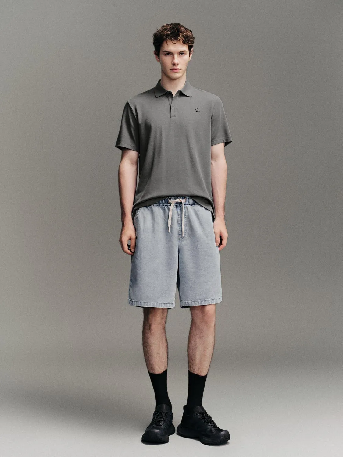 Short Sleeve Polo Shirts sold by Urban Revivo product image thumbnail 4