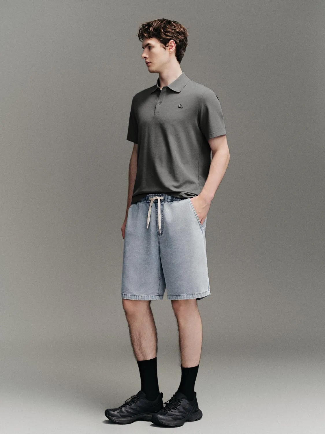 Short Sleeve Polo Shirts sold by Urban Revivo product image thumbnail 5