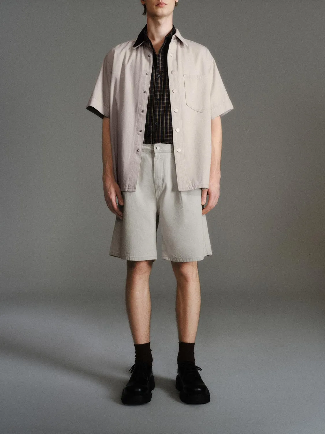 Denim Shorts sold by Urban Revivo product image thumbnail 2