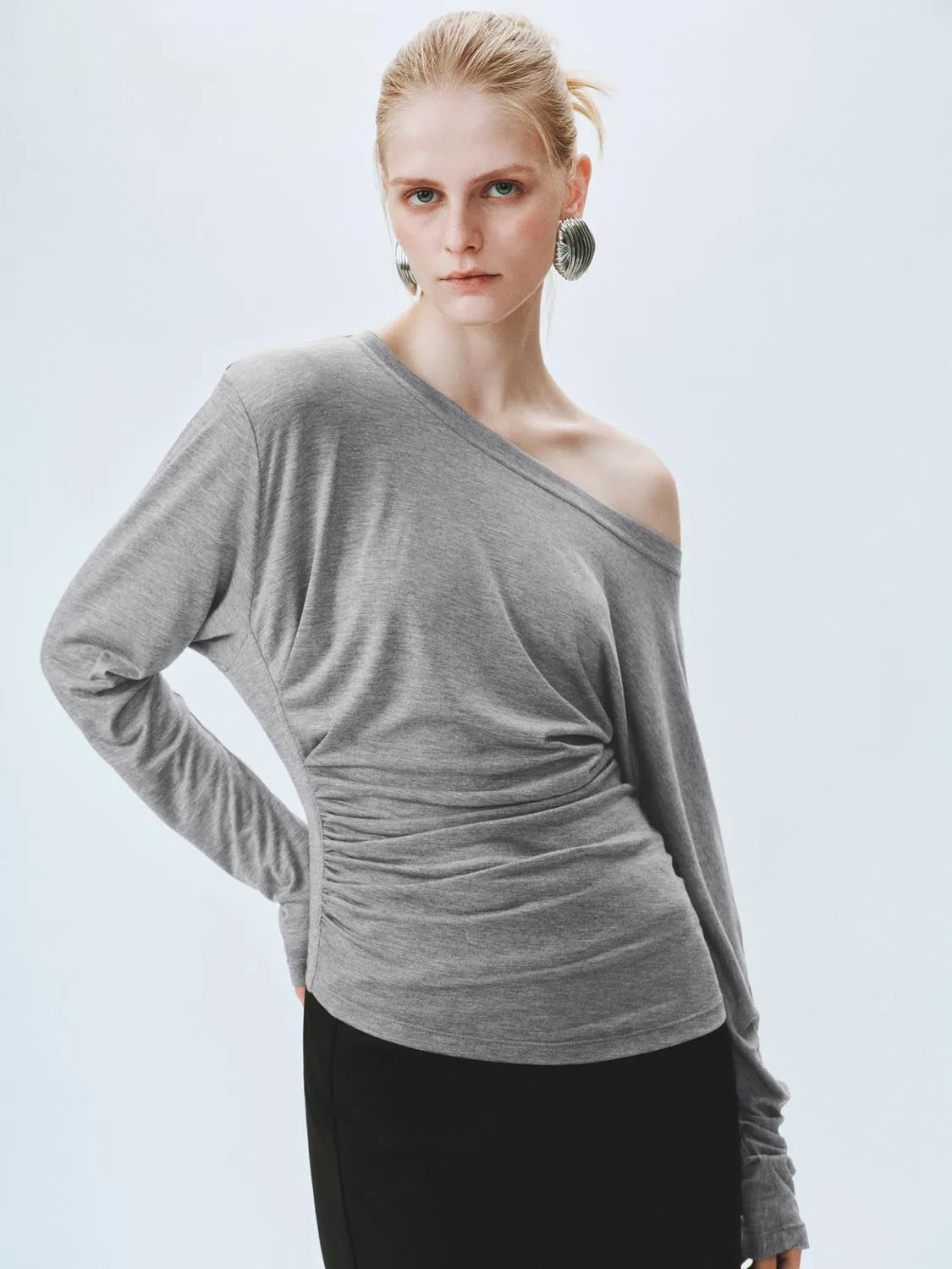 One Shoulder T-Shirts sold by Urban Revivo product image thumbnail 2
