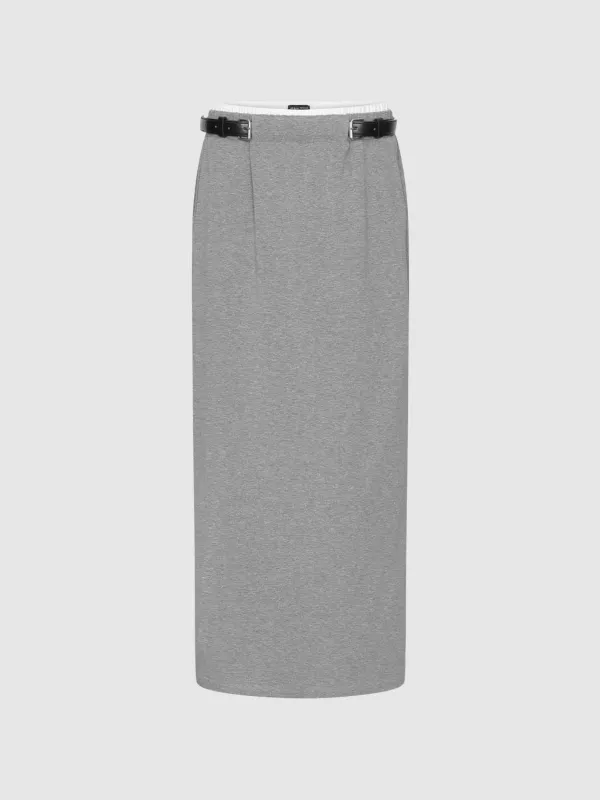 Straight Maxi Skirts sold by Urban Revivo