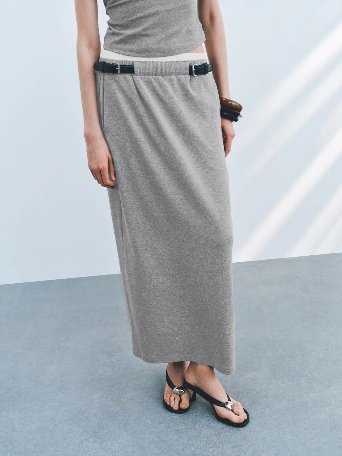 Straight Maxi Skirts sold by Urban Revivo product image thumbnail 3