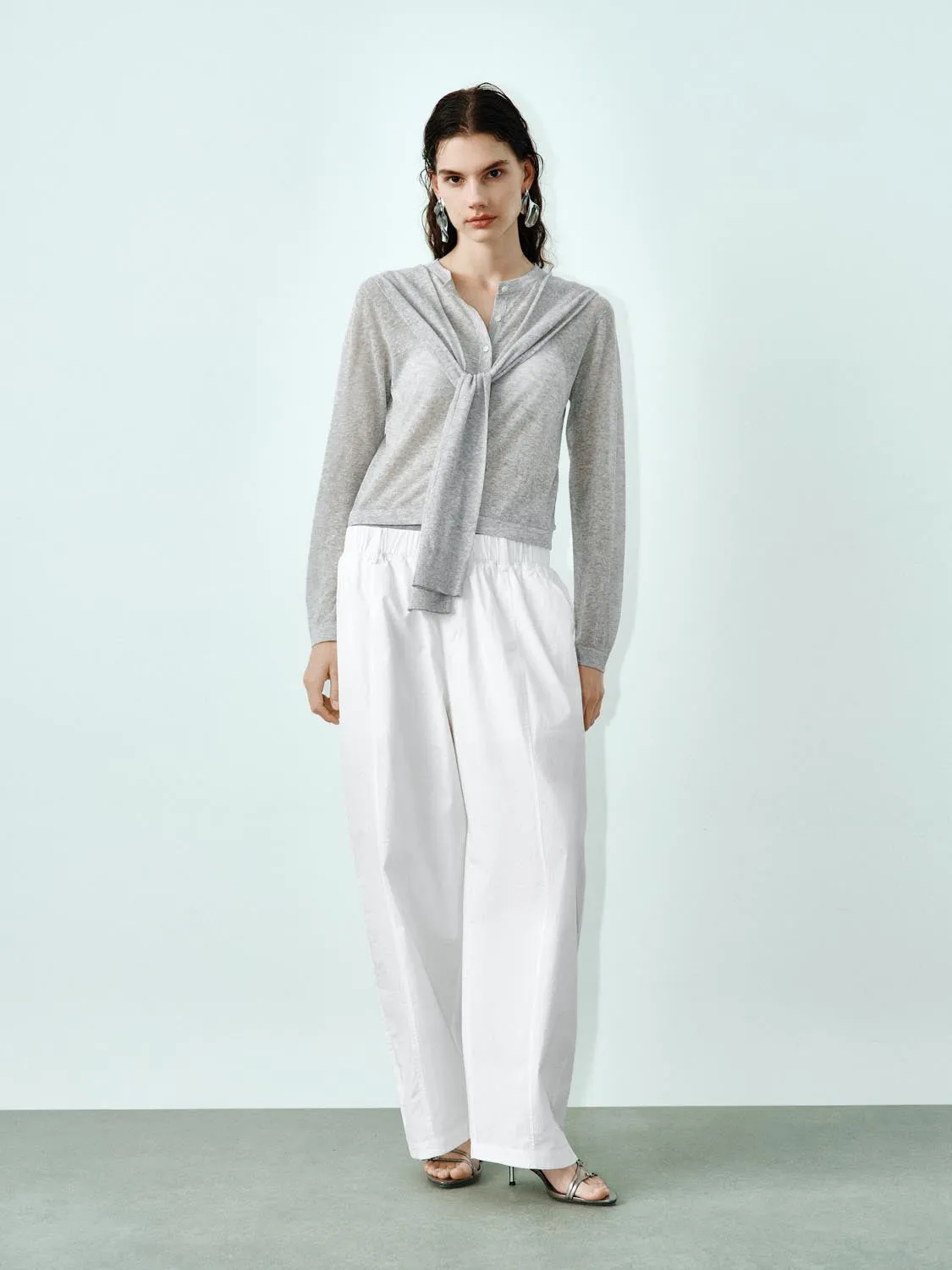 Scarf Decor Knitted Cardigans sold by Urban Revivo product image thumbnail 5