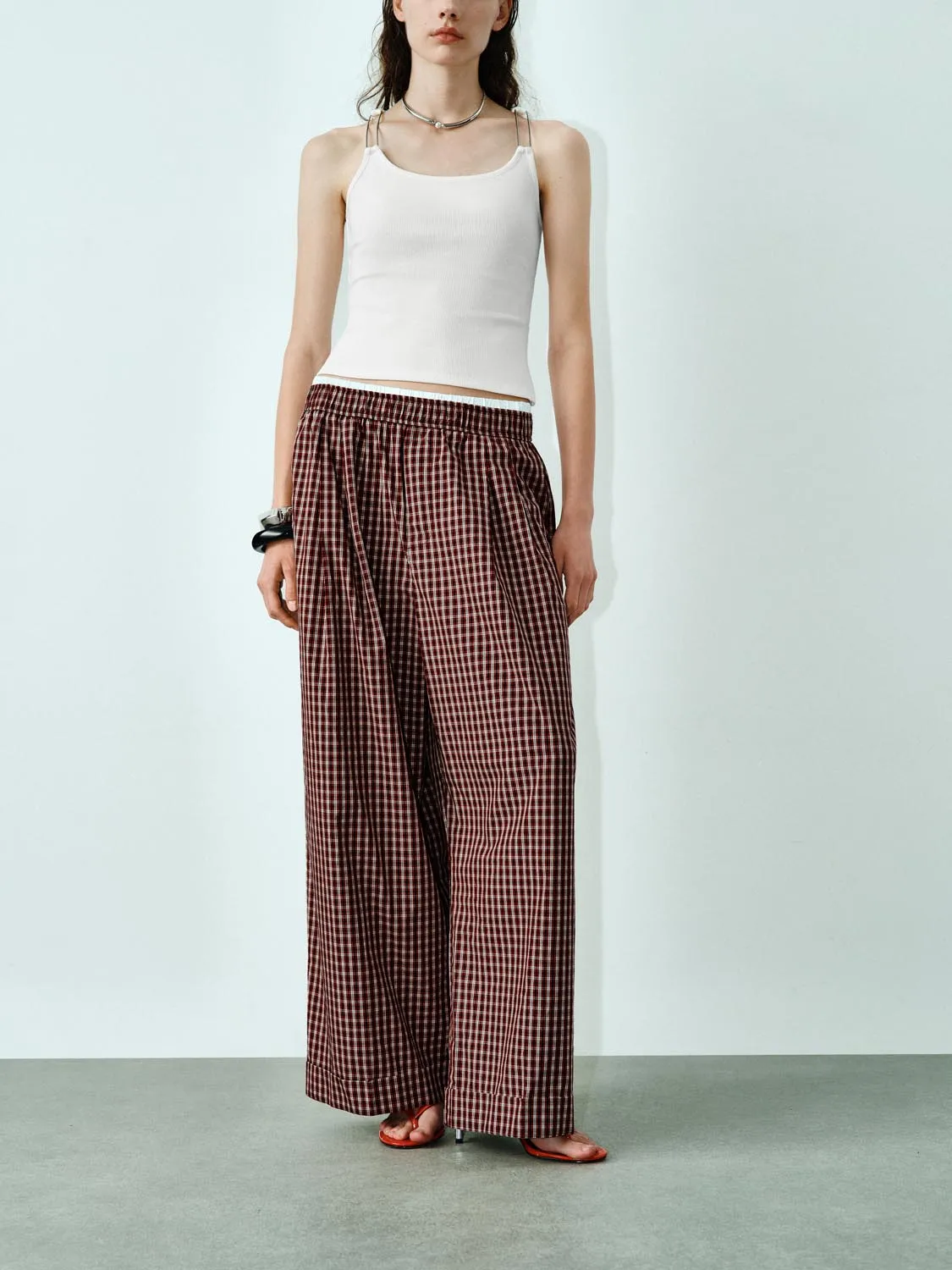 Wide-Leg Pants sold by Urban Revivo product image thumbnail 2