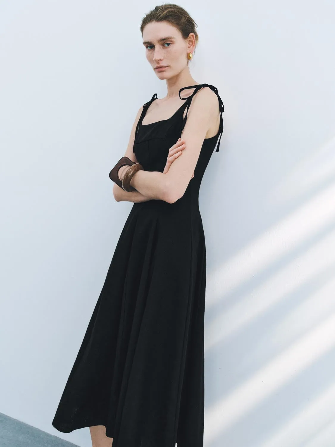 Tie Strap Maxi Dresses sold by Urban Revivo product image thumbnail 2