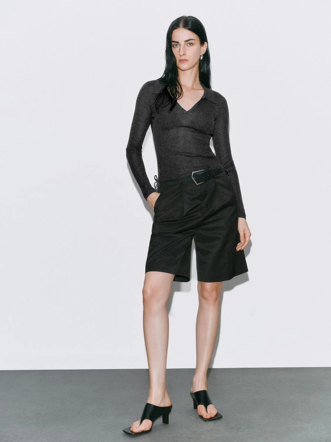 Knitted Long Sleeve T-Shirts sold by Urban Revivo product image thumbnail 5