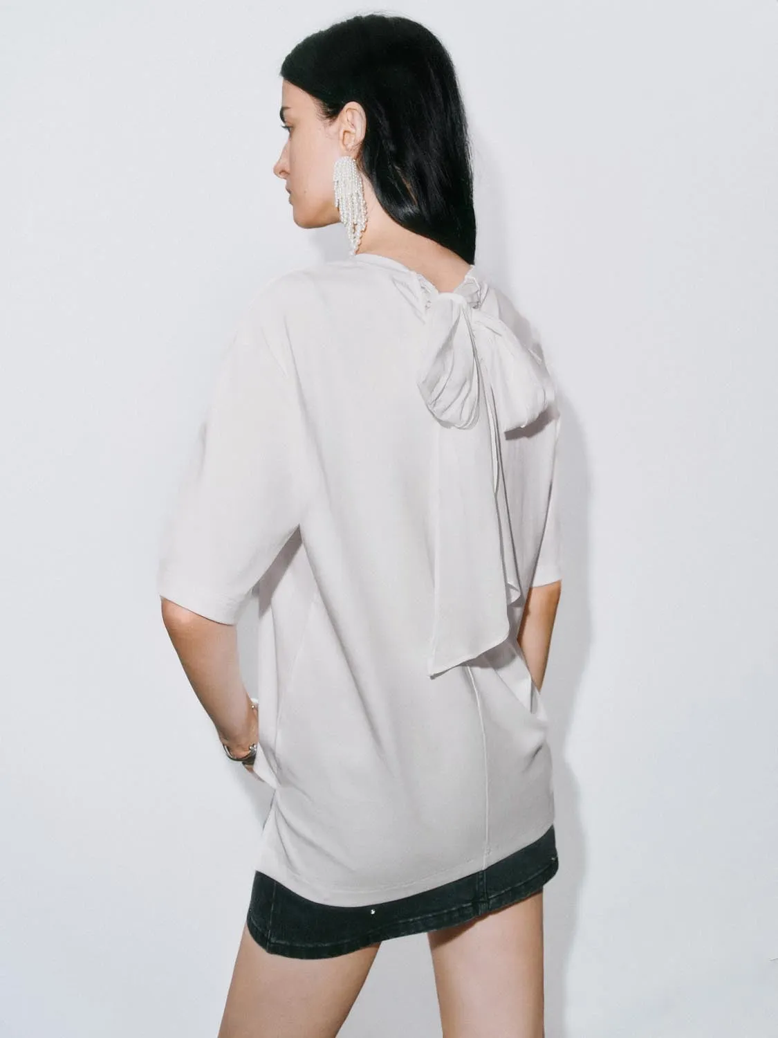 Scarf Decor T-Shirts sold by Urban Revivo product image thumbnail 3