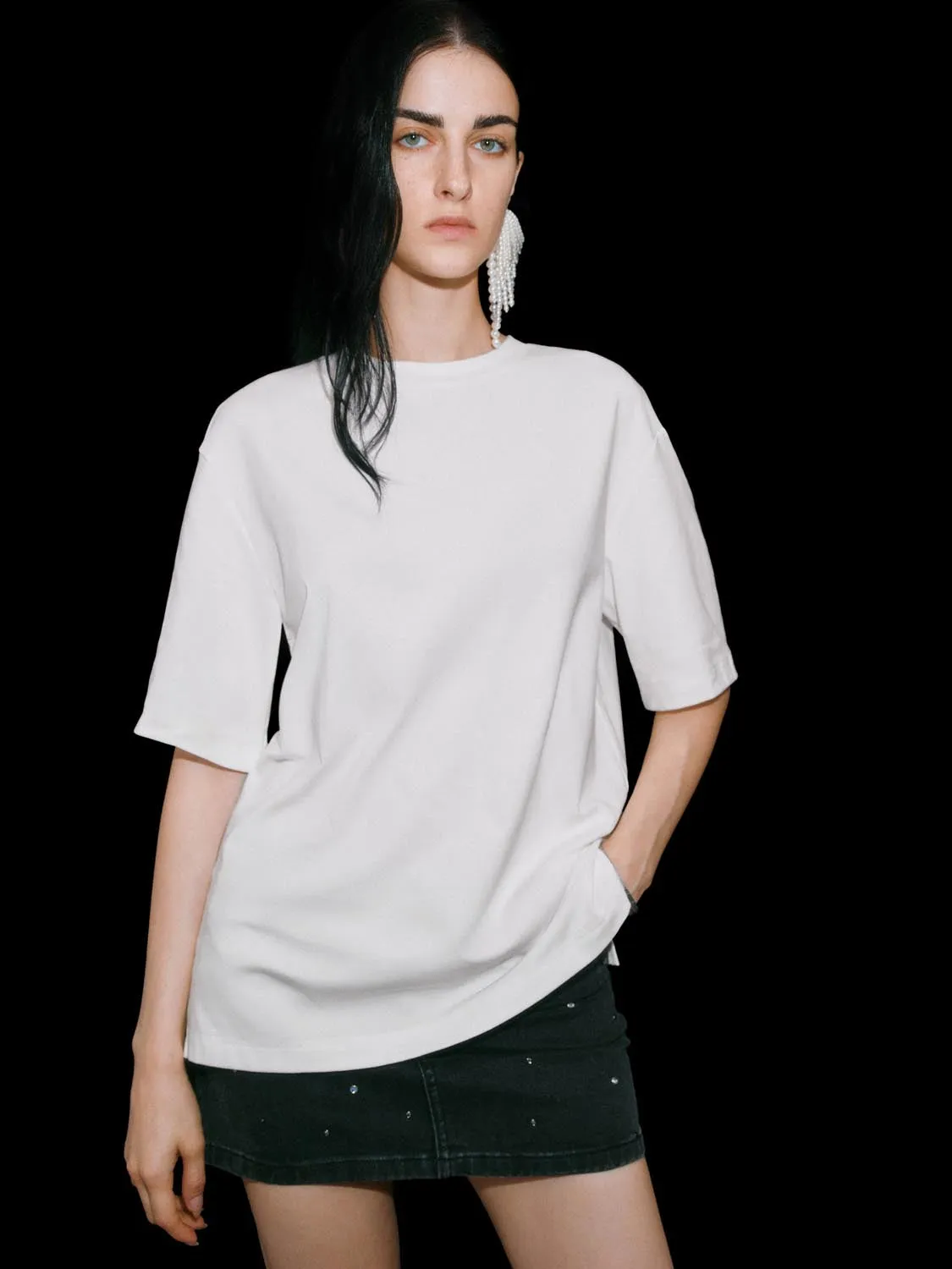 Scarf Decor T-Shirts sold by Urban Revivo product image thumbnail 2