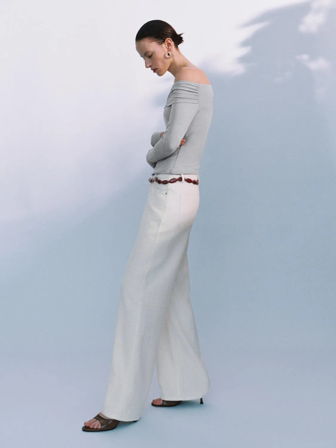 Off Shoulder T-Shirts sold by Urban Revivo product image thumbnail 5
