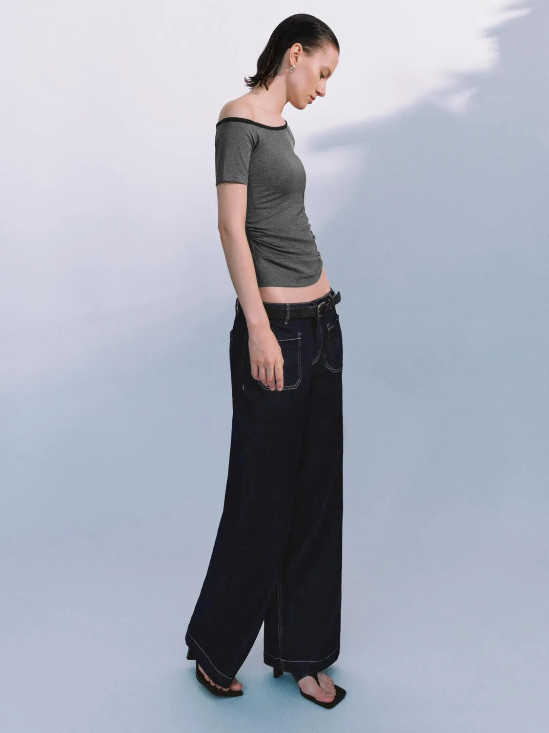 One Shoulder T-Shirts sold by Urban Revivo product image thumbnail 5