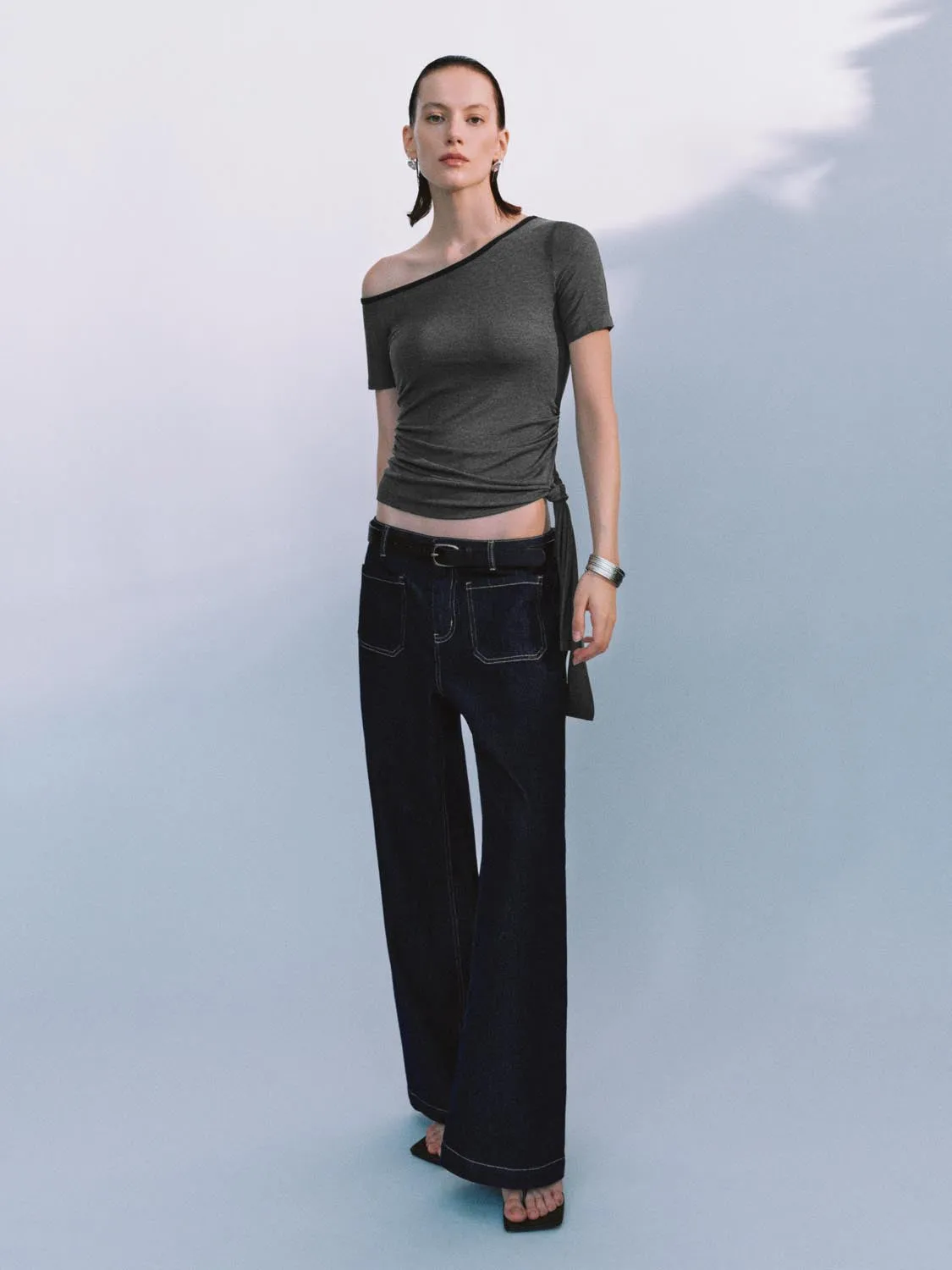 One Shoulder T-Shirts sold by Urban Revivo product image thumbnail 4