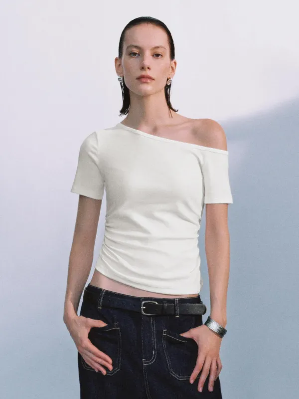 One Shoulder T-Shirts sold by Urban Revivo