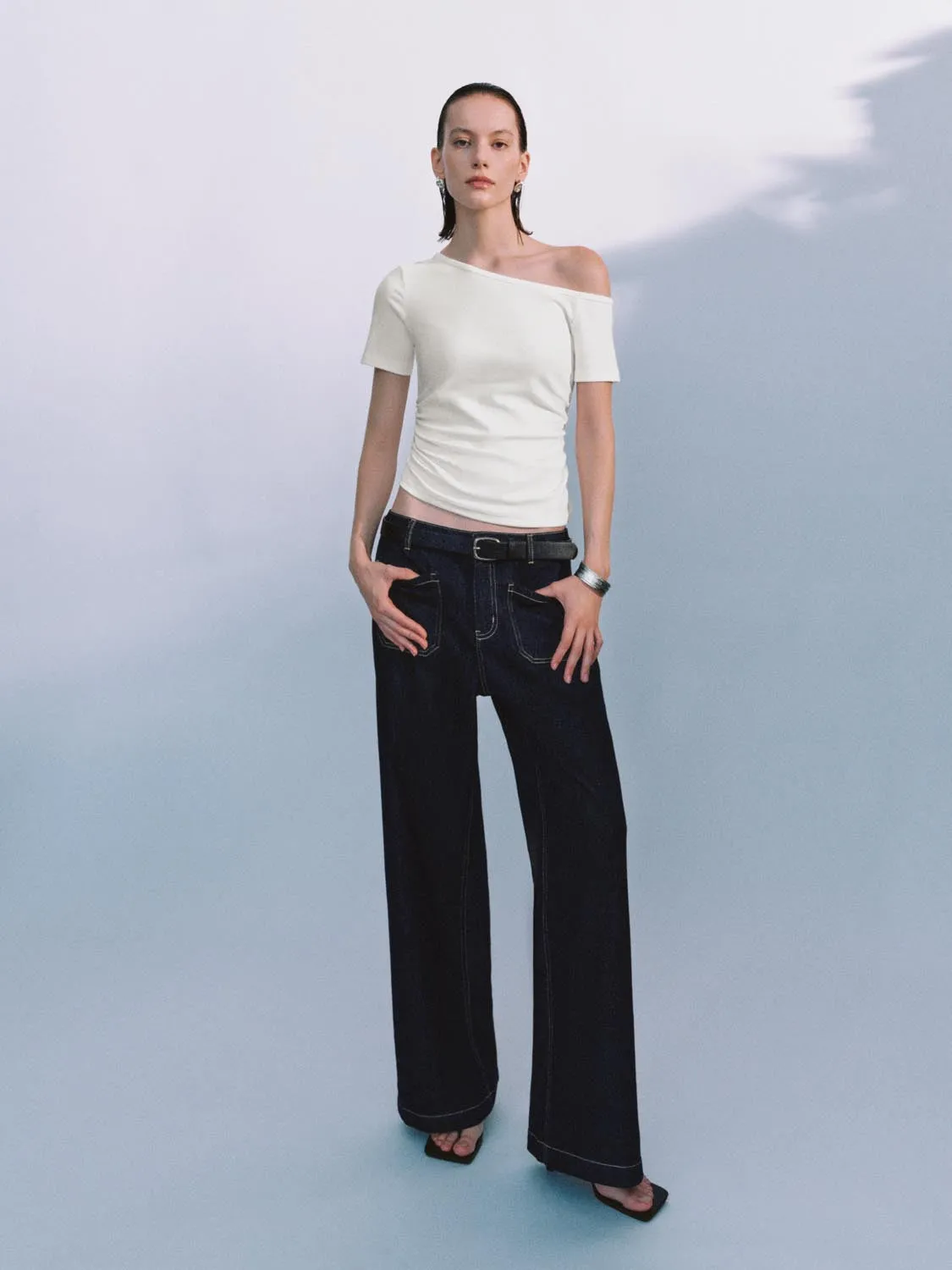 One Shoulder T-Shirts sold by Urban Revivo product image thumbnail 4