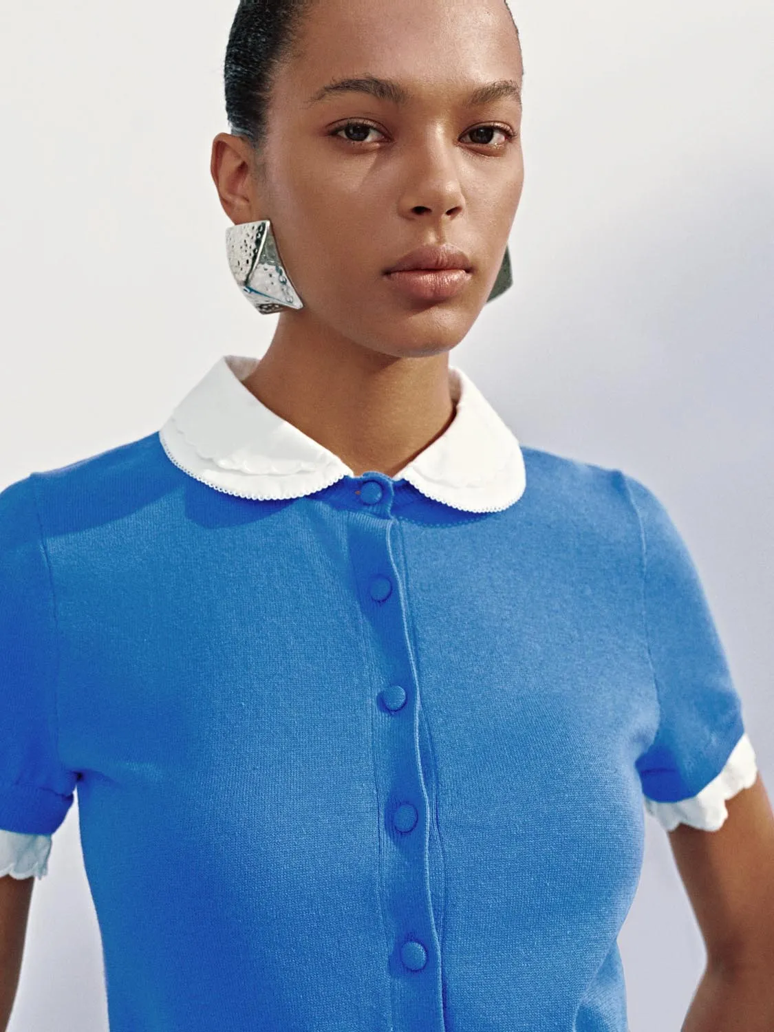 Ruffle Hem Knitted Cardigans sold by Urban Revivo product image thumbnail 3