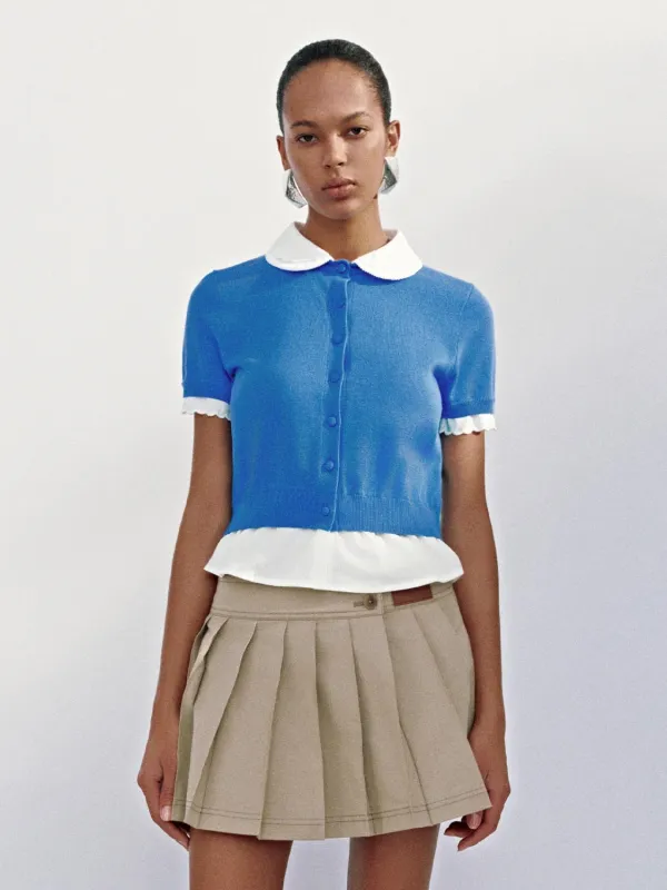 Ruffle Hem Knitted Cardigans sold by Urban Revivo