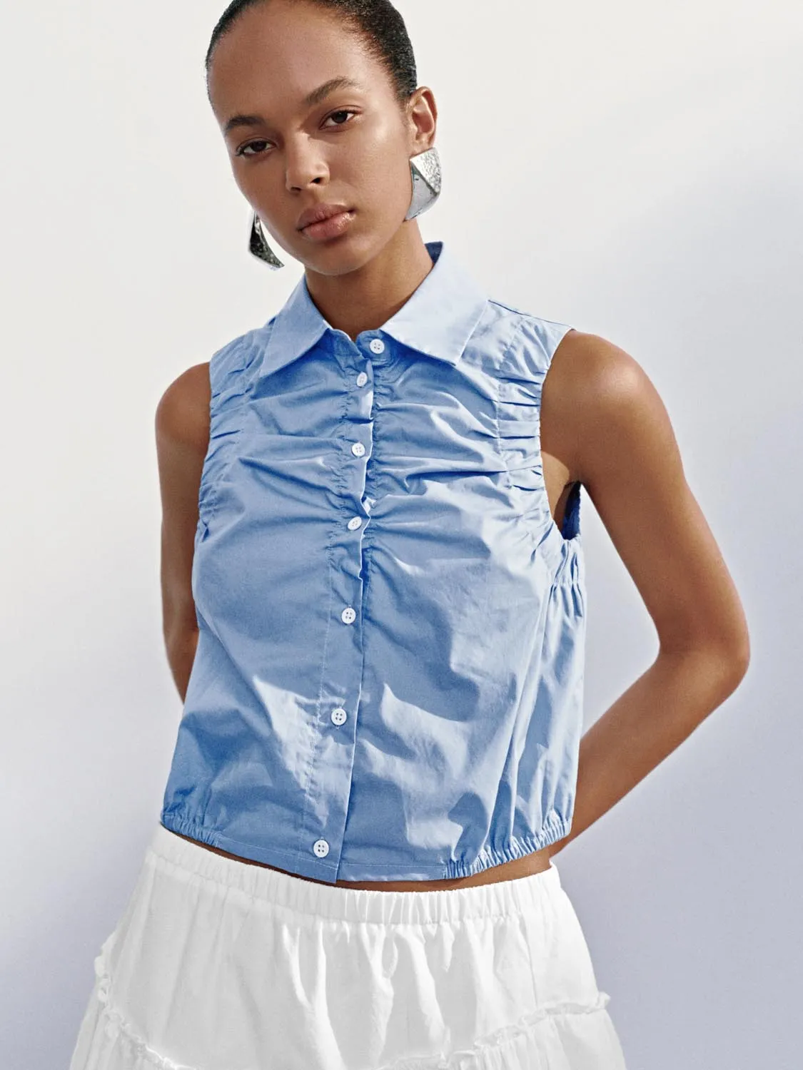 Sleeveless Shirts sold by Urban Revivo product image thumbnail 2