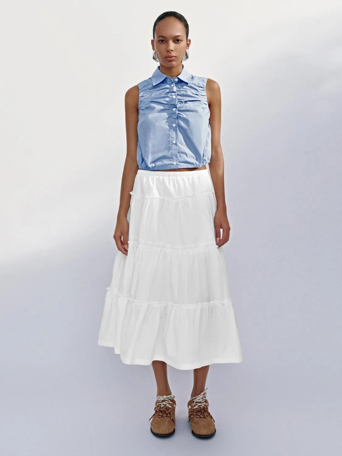 Sleeveless Shirts sold by Urban Revivo product image thumbnail 4