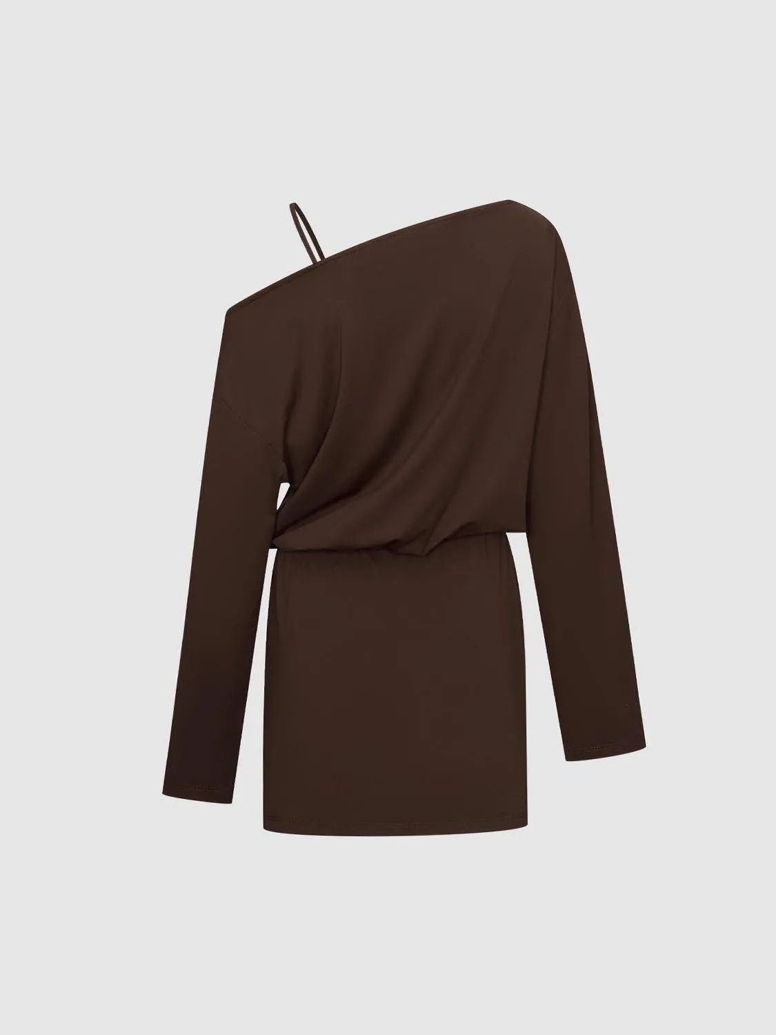 One Shoulder Skater Dresses sold by Urban Revivo product image thumbnail 2