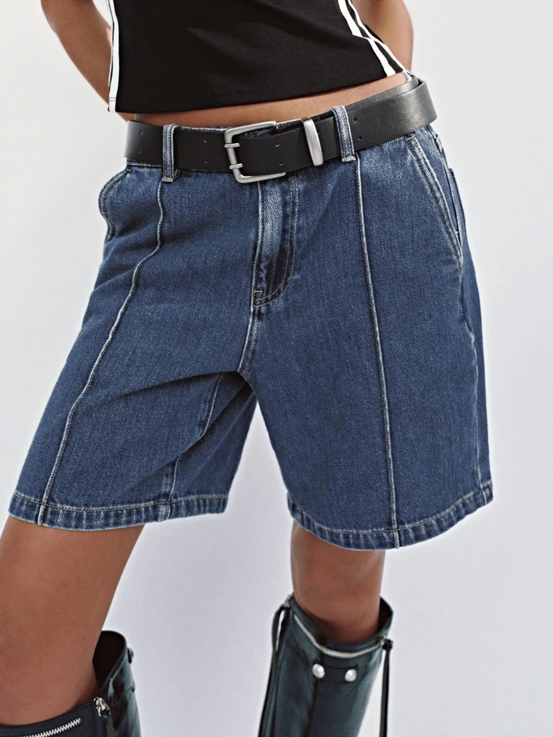 Vogue Denim Shorts sold by Urban Revivo product image thumbnail 5
