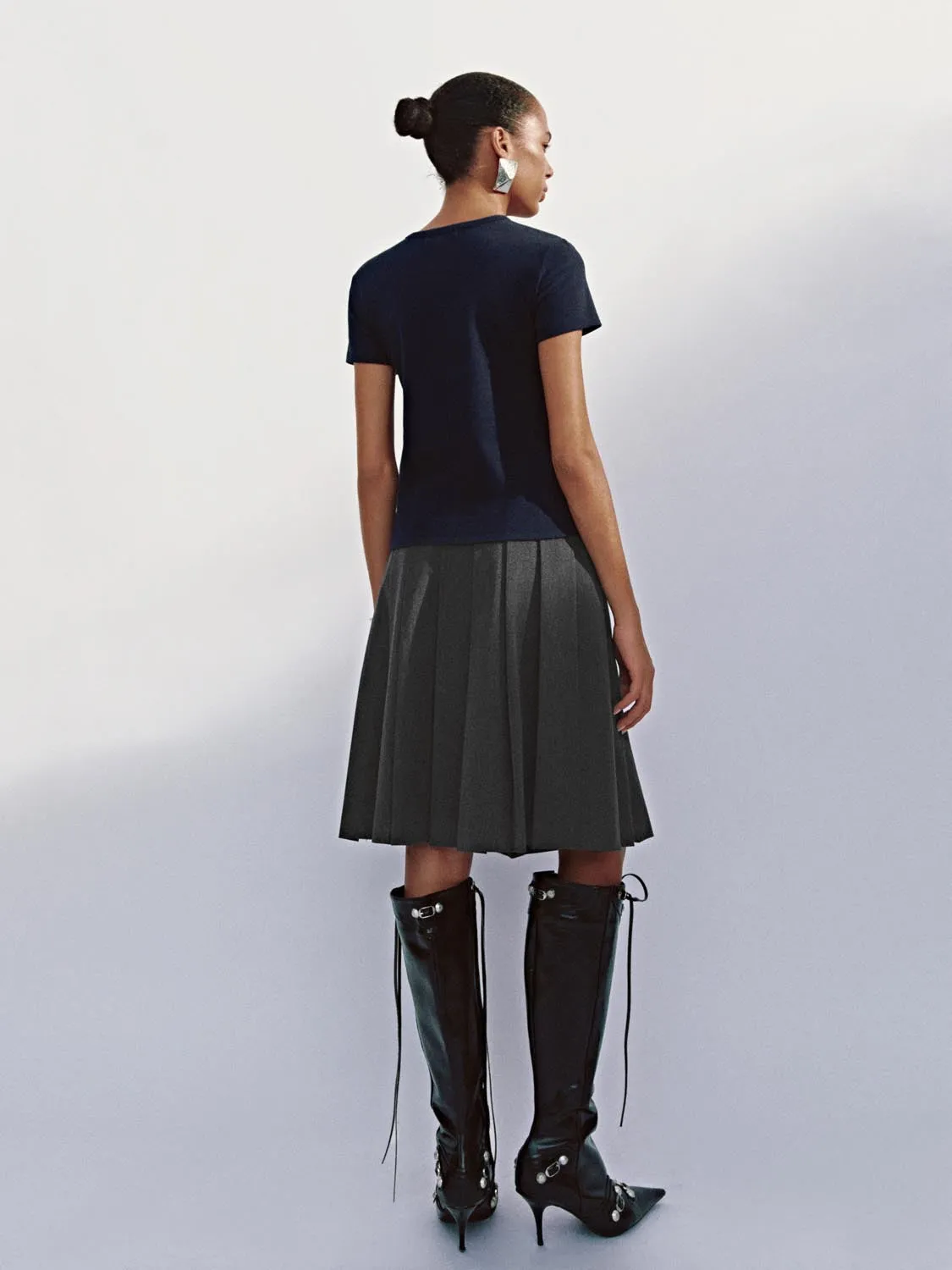 Pleated Maxi Skirts sold by Urban Revivo product image thumbnail 4