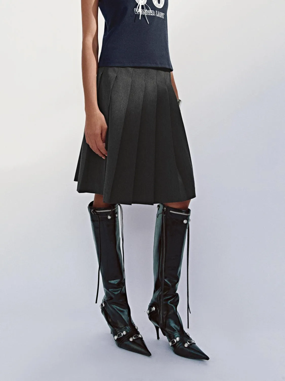 Pleated Maxi Skirts sold by Urban Revivo product image thumbnail 3