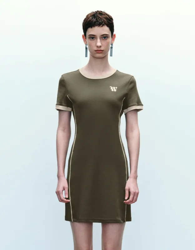 Crew Neck Skinny Dress sold by Urban Revivo