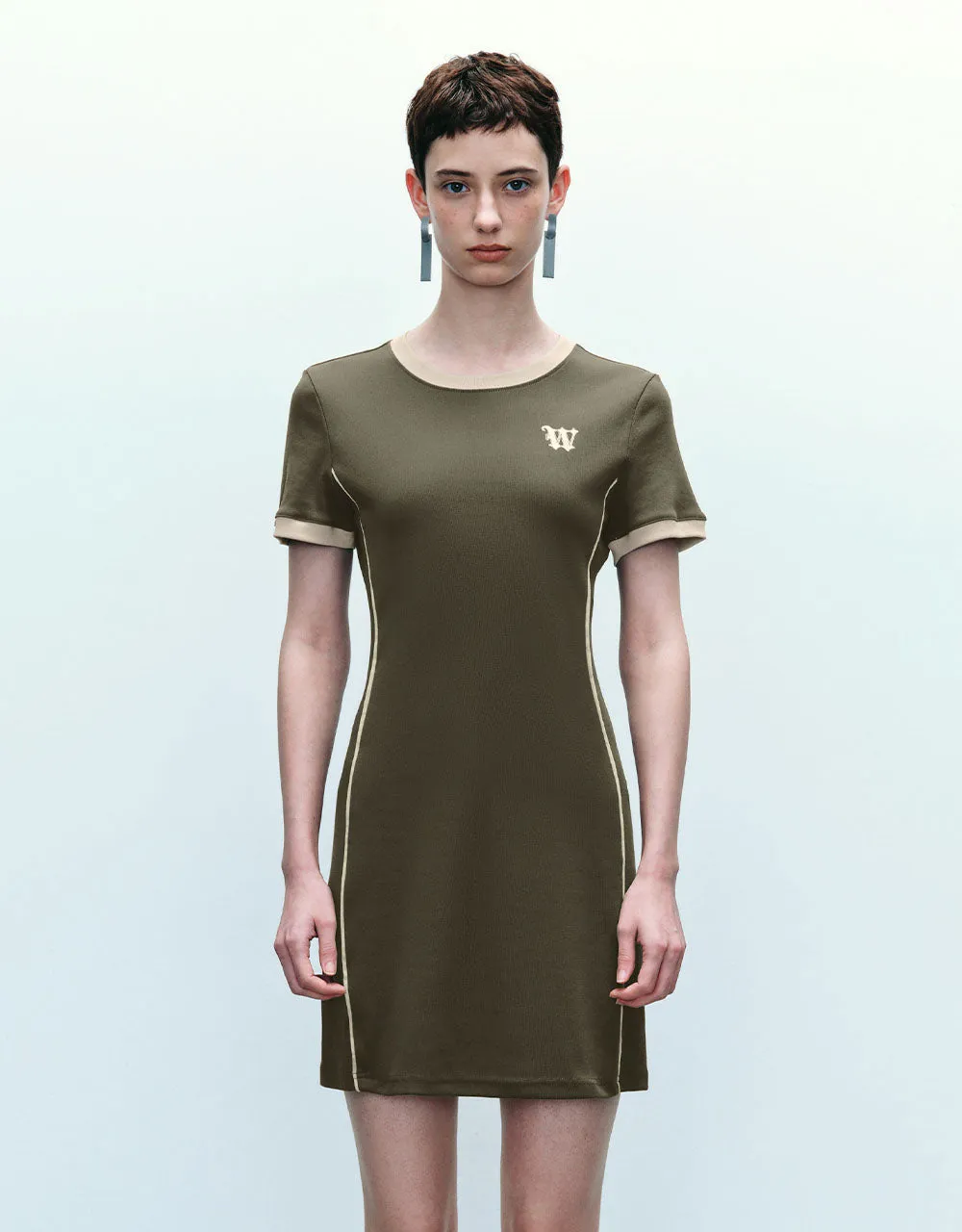 Crew Neck Skinny Dress sold by Urban Revivo