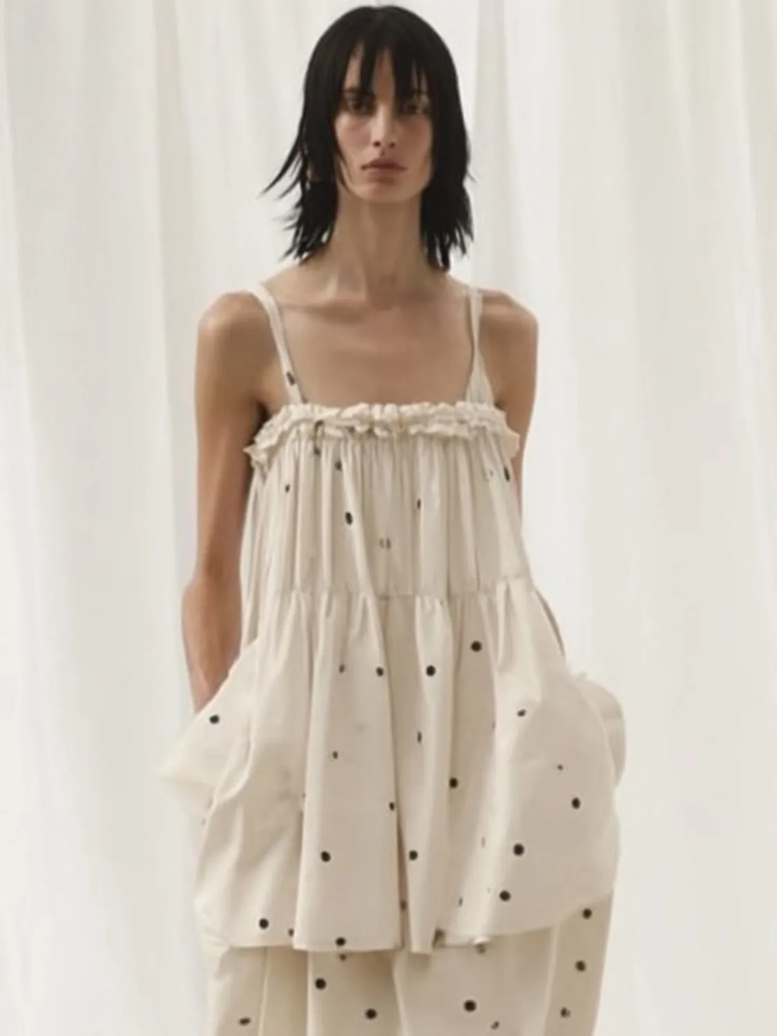 Dotted Cami Tops sold by Urban Revivo