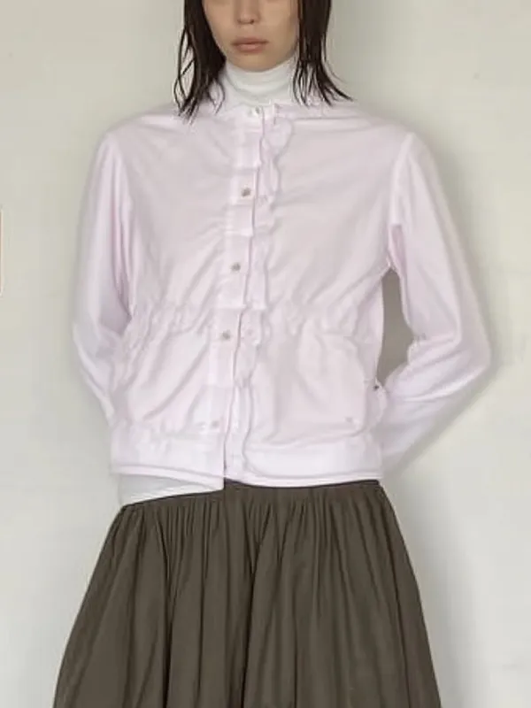 Drawstring Waist Button Up Coats sold by Urban Revivo