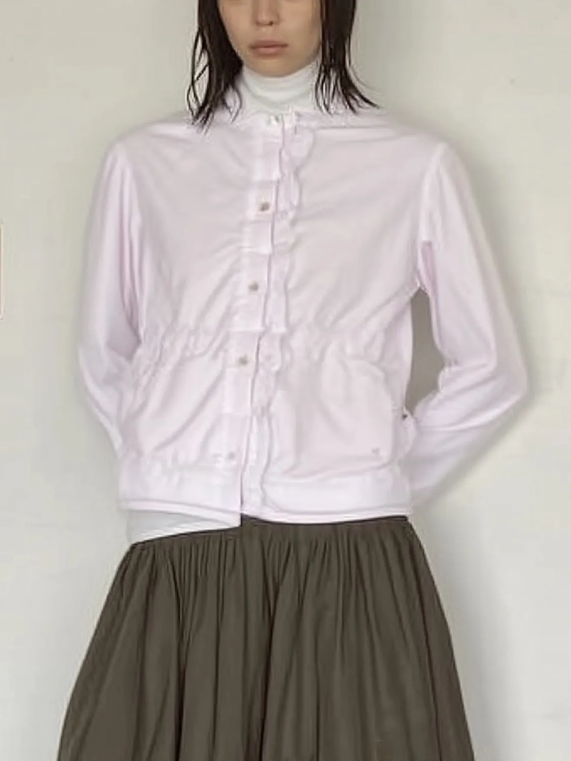 Drawstring Waist Button Up Coats sold by Urban Revivo