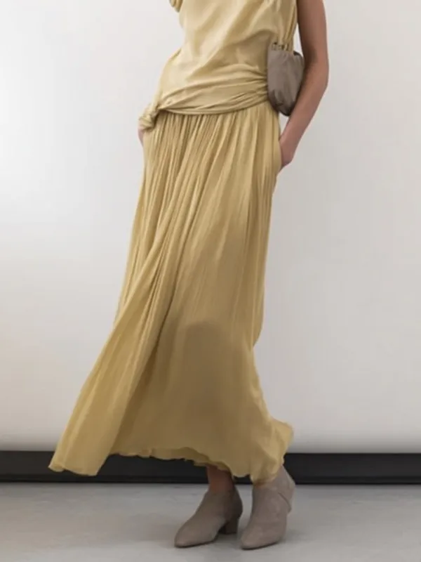 Straight Maxi Skirts sold by Urban Revivo