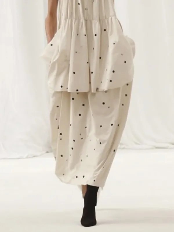 Dotted Maxi Skirts sold by Urban Revivo