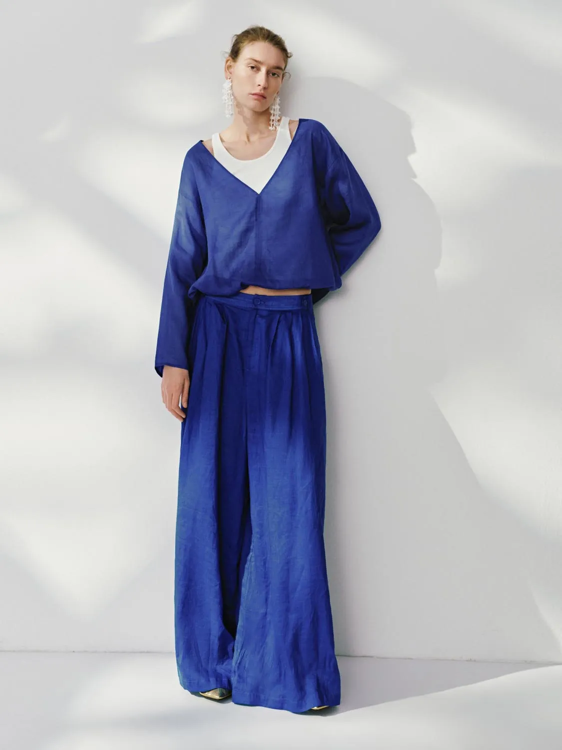 Wide-Leg Pants sold by Urban Revivo product image thumbnail 2