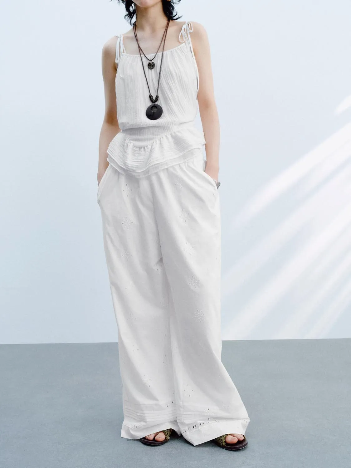 Wide-Leg Pants sold by Urban Revivo product image thumbnail 2