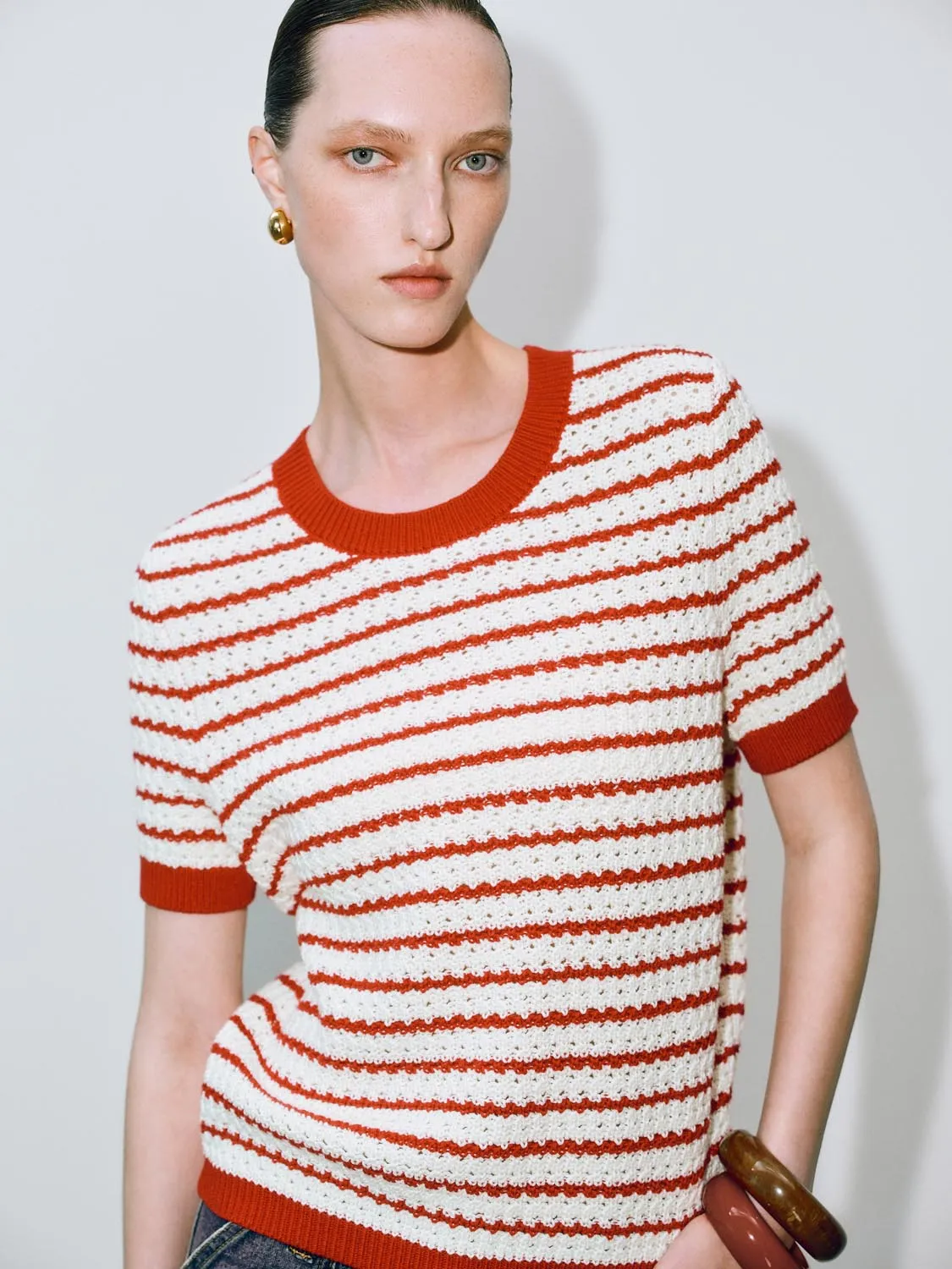 Knitted T-Shirts sold by Urban Revivo product image thumbnail 3