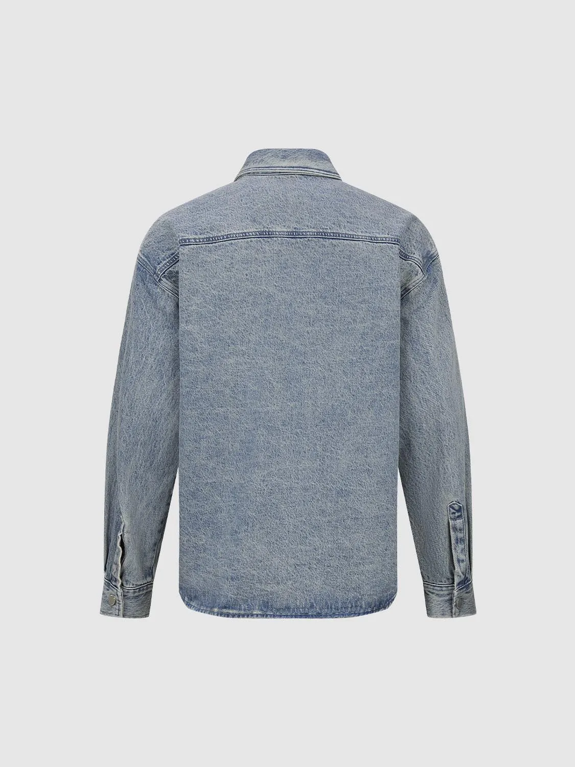 Denim Long Sleeve Shirts sold by Urban Revivo product image thumbnail 2