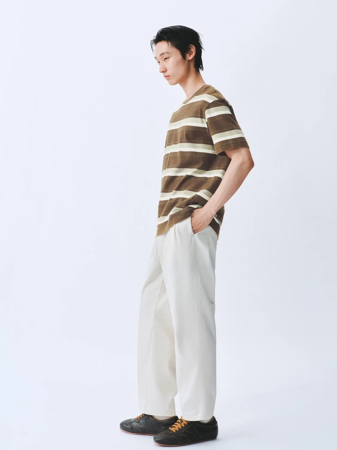Striped Short Sleeve T-Shirts sold by Urban Revivo product image thumbnail 5