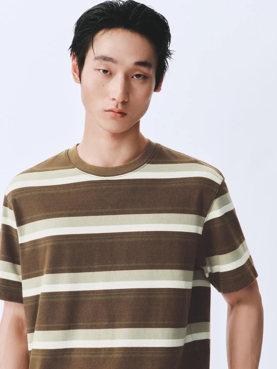 Striped Short Sleeve T-Shirts sold by Urban Revivo product image thumbnail 3