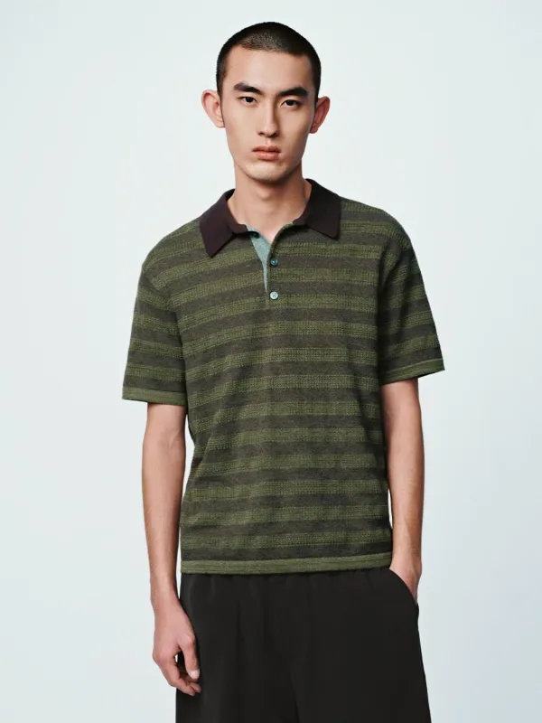 Knitted Striped T-Shirts sold by Urban Revivo