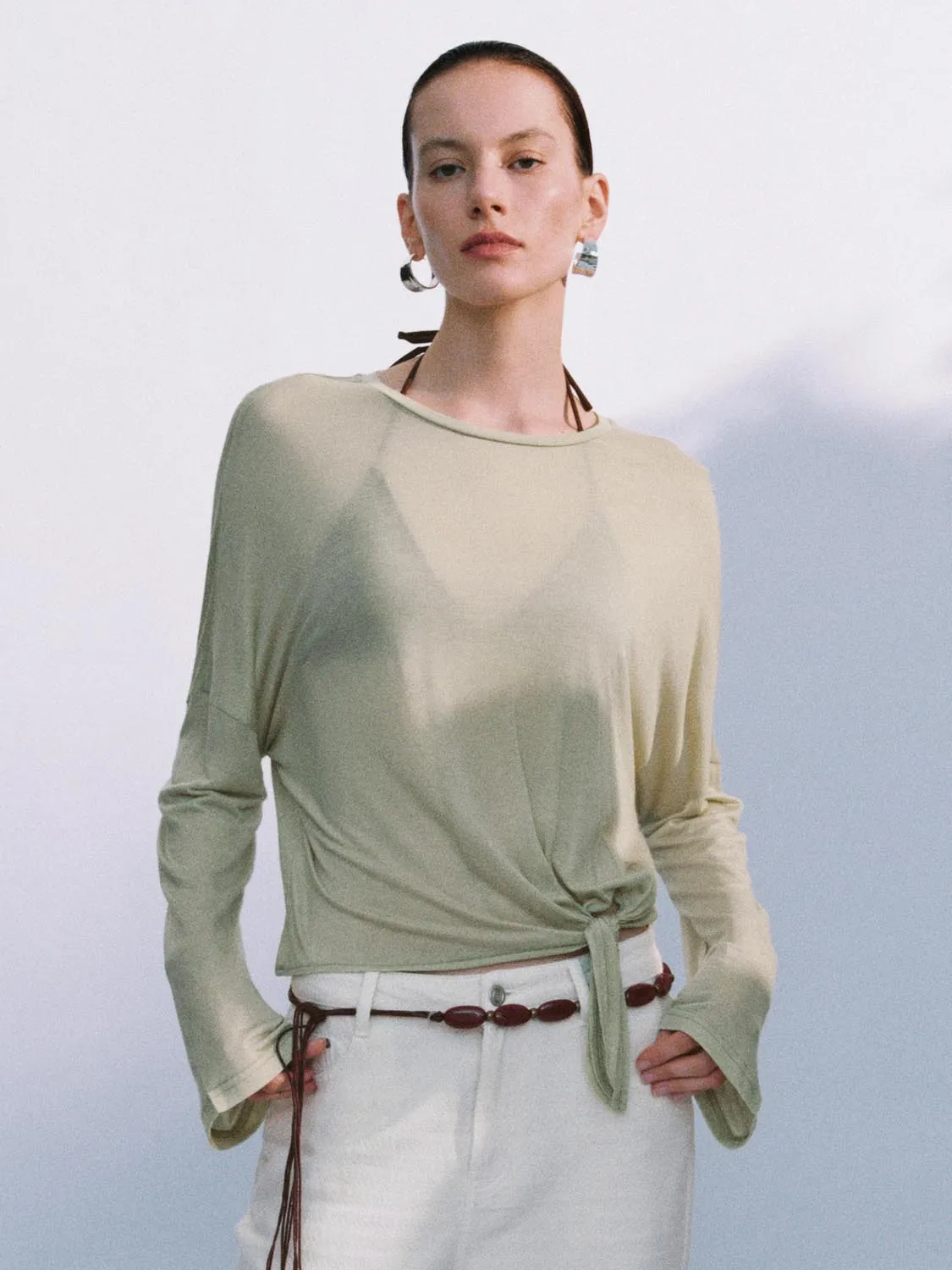 Tie Front T-Shirts sold by Urban Revivo