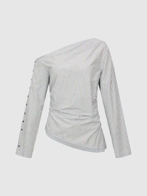 One Shoulder Overhead Shirts sold by Urban Revivo