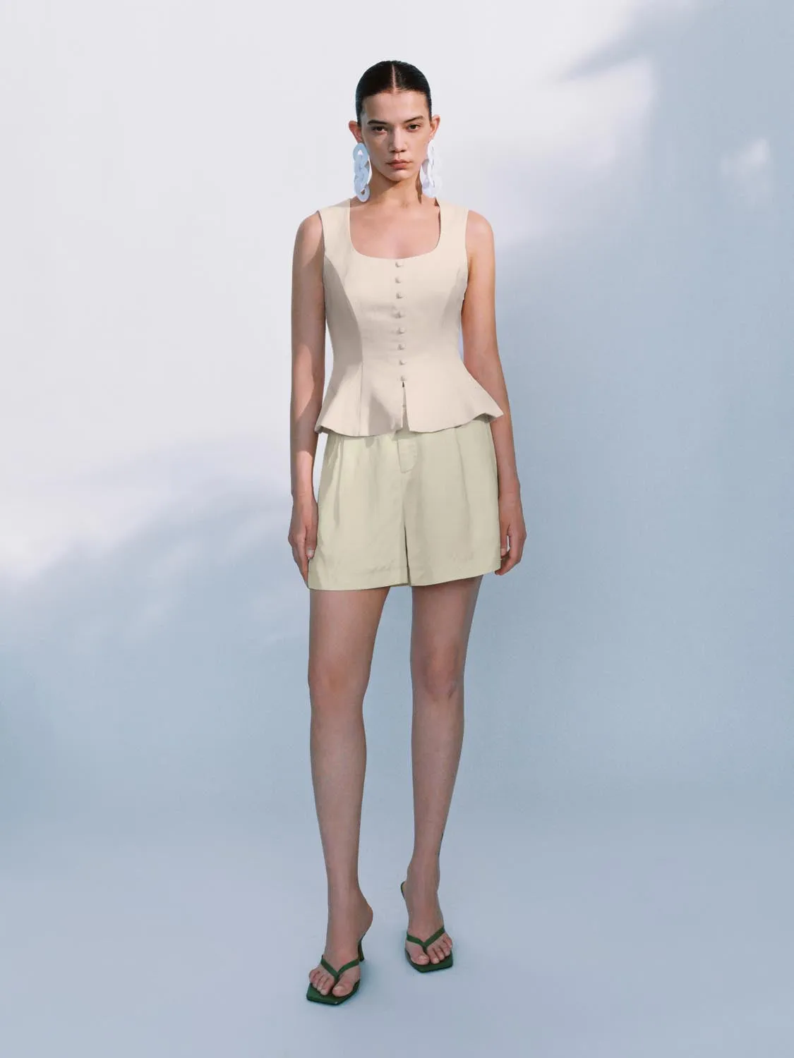 Overhead Peplum Tops sold by Urban Revivo product image thumbnail 4